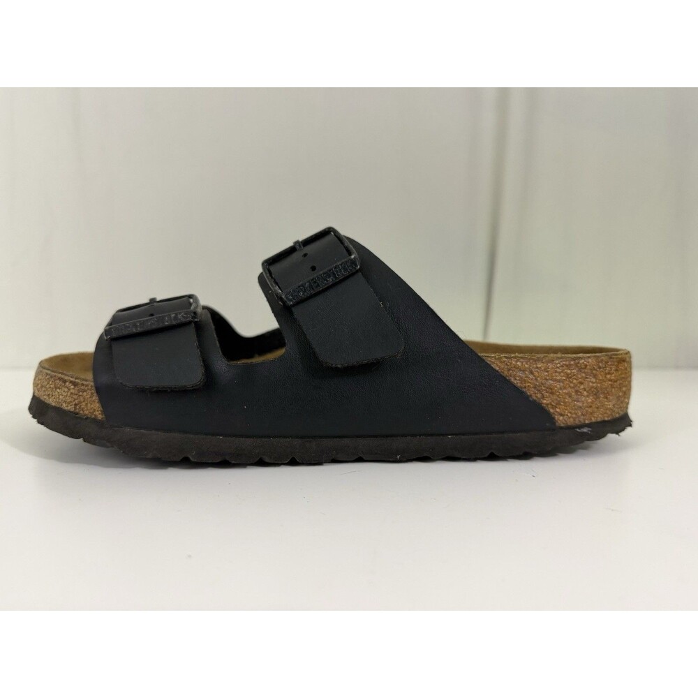 Birkenstock Arizona Birko-Flor Black Sandal Two Strap EU 41 W10-10.5 M8-8.5 - Picture 7 of 12
